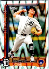 2025 Topps Chrome #249 Jackson Jobe RayWave Refractors