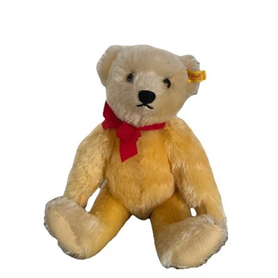 Vintage Steiff Yellow Teddy Bear 0165/38 West Germany Adorable Collectible
