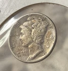 1945 Mercury Head Silver Dime Coin