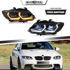 Voll LED Frontscheinwerfer Für BMW E92 E93 3er Coupe Cabrio 2007–2010 Paar DRL