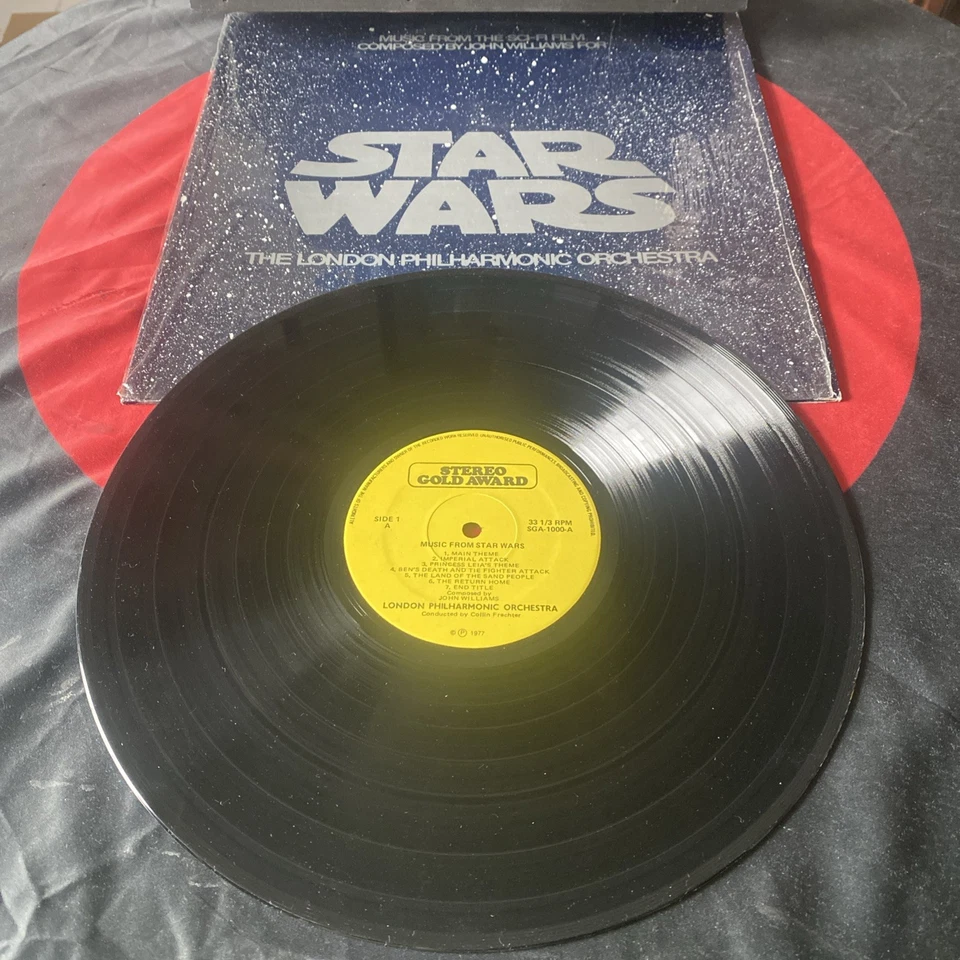Star Wars/Star Space Odyssey London Philharmonic Orchestra (1977, Vinyl LP) Foto 3 de 4