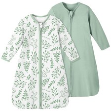Baby Sleep Sack 3-6 Months 100 Organic Cotton Long Sleeve Wearable Blanket B...