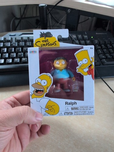 The Simpsons 2 1/2-Inch Scaled Wave 3 Ralph Wiggum Figur