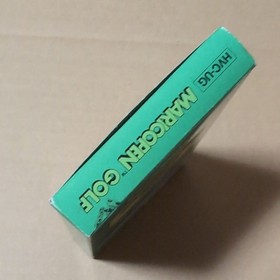 Box theory exists Mario Open Golf Nintendo Famicom FC Retro Game Box has dirt