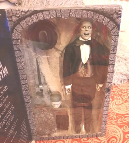 SIDESHOW THE PHANTOM OF THE OPERA 12'' Figure Silver Screen Universal Monsters - Picture 2 of 6