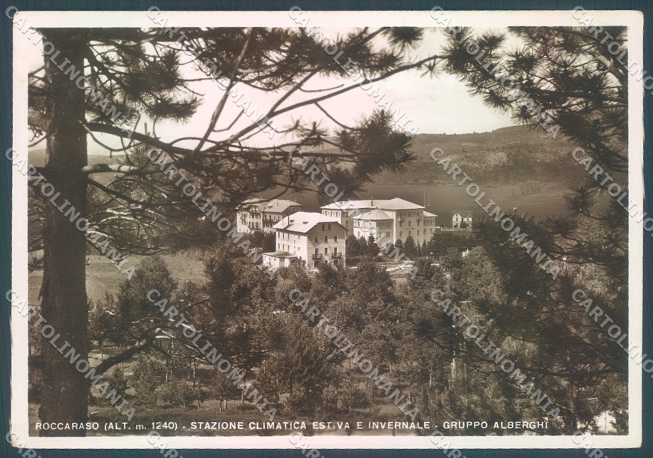 L'Aquila Roccaraso Alberghi Foto FG cartolina JK1461