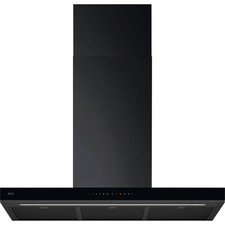 AEG GB87D91CB Built In 90cm 5 Speeds Chimney Cooker Hood Black Gloss A+ Rated