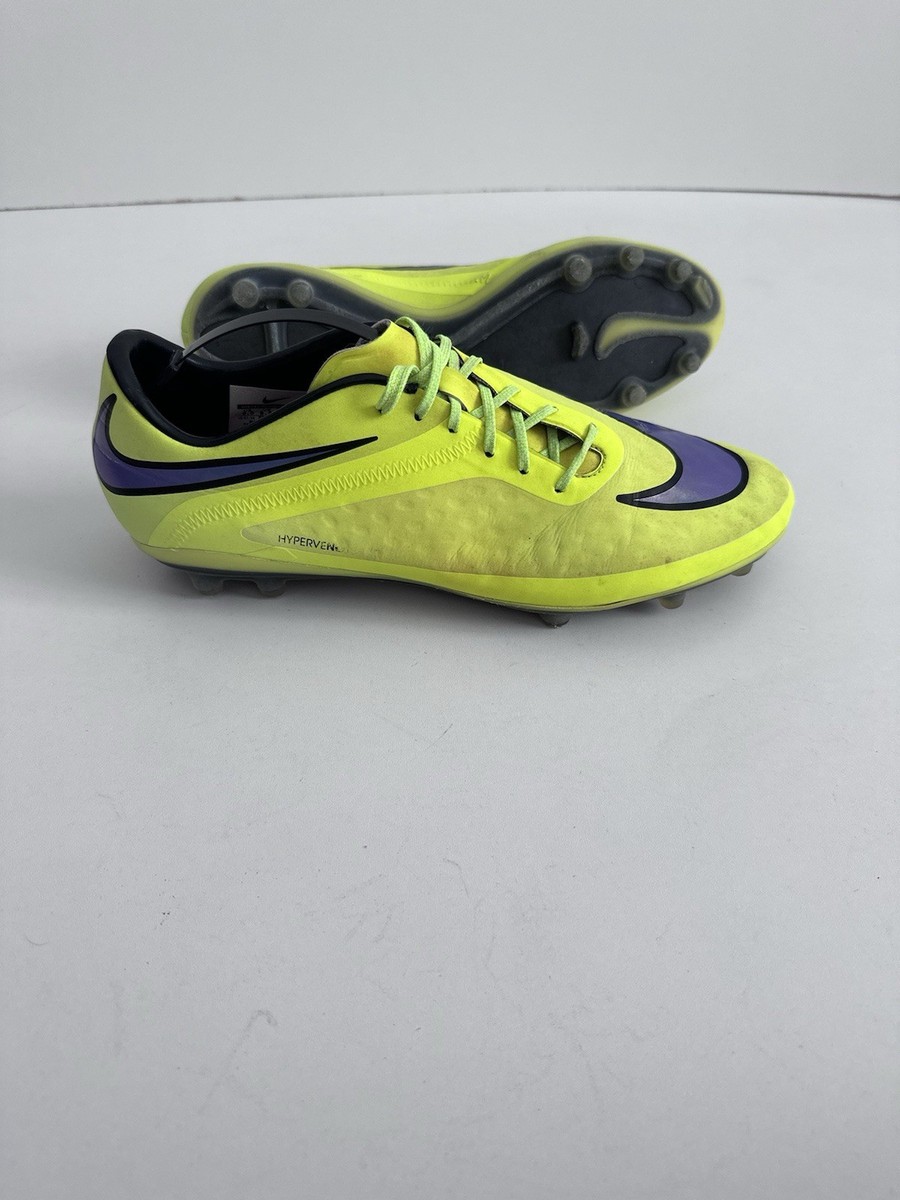 Nike Hypervenom Phatal FG Yellow Soccer Football Cleats US9.5 UK8