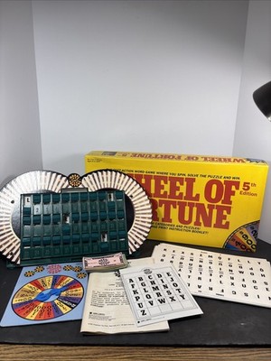 Wheel of Fortune 5th Edition Pressman 1991 Board Game Complete Vintage Classic