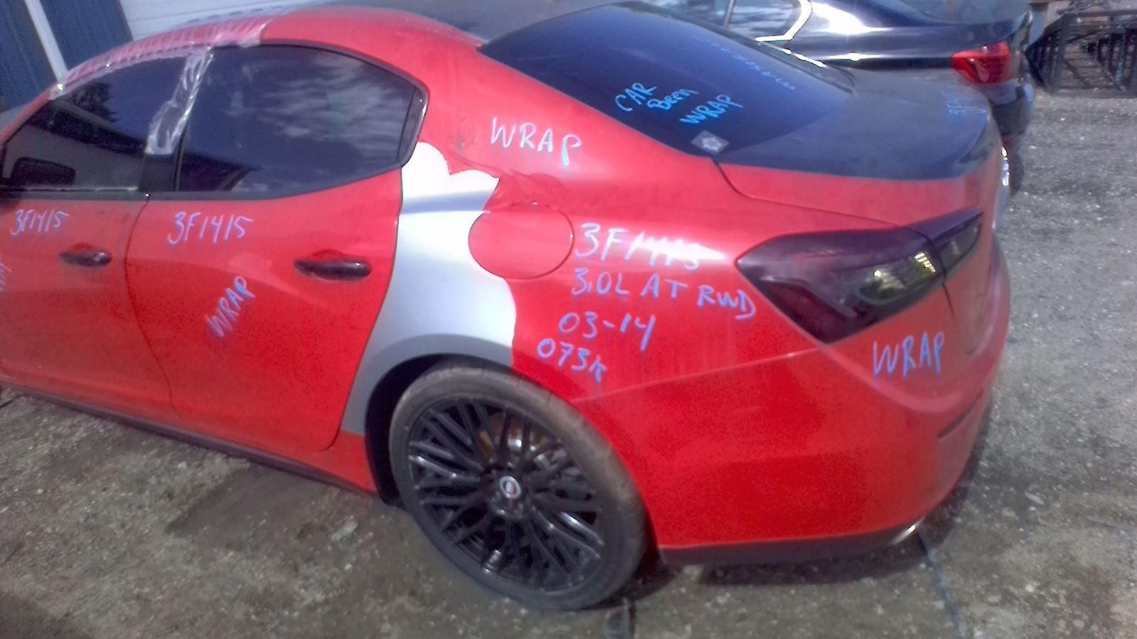 Used Tail Light Assembly fits: 2014 Maserati GHIBLI  Grade A