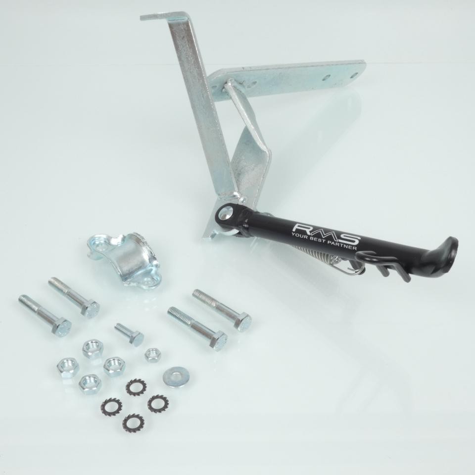 Béquille latérale RMS pour Yamaha Neo'S 50cc de 17.5cm en acier noir