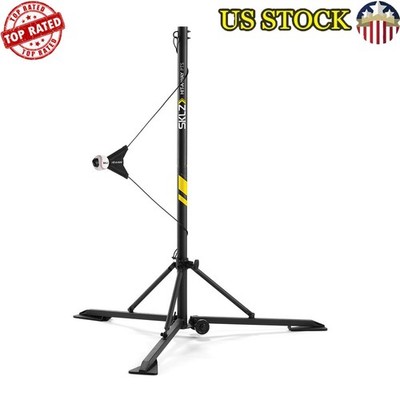 Hit-a-Way Portable Baseball Swing Trainer W/ Twist-Back Design Batting Practice