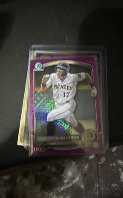 2025 Bowman - Chrome Prospects Konnor Griffin #BCP-86 Fuchsia Mojo Refractor 