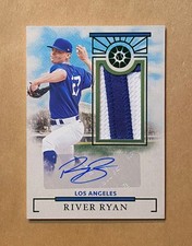 2024 Panini Boys of Summer River Ryan Rookie Patch Relic Auto Emerald RC #2/5