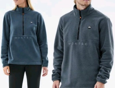 Montec Unisex Echo Fleece Sweater Snowboard Layered Pullover! S