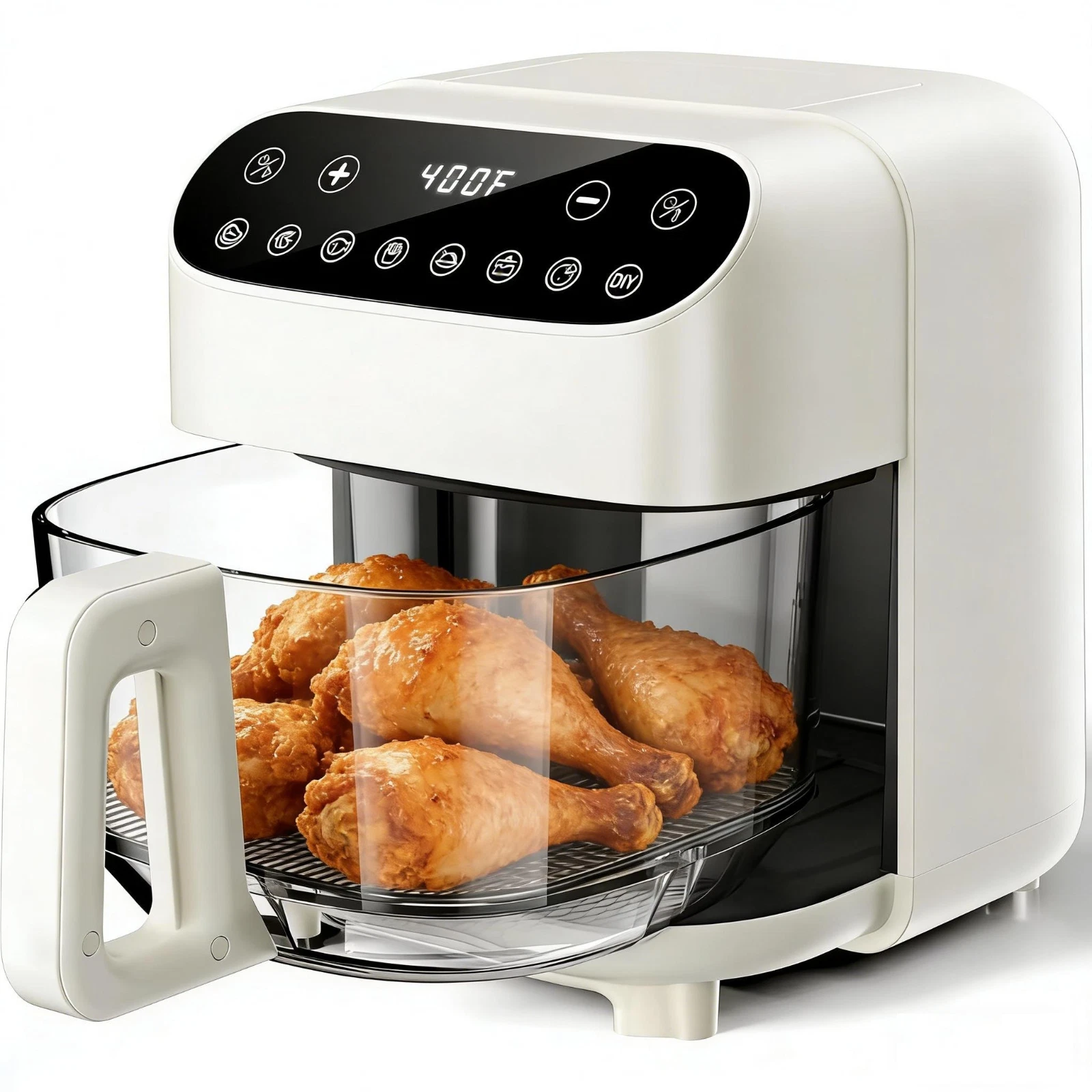 Cowsar 5QT Glass Air Fryer BPA-Free Non Toxic AirFryer, Up to 400°F 95% Less Oil
Opens in a new wind