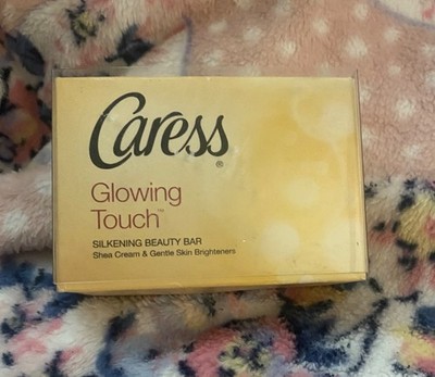 NOS Caress Glowing Touch Silkening Beauty Bar 4.25oz D/C Retired Skin Brightener