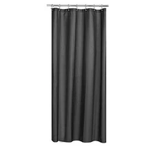 Fabric Shower Stall Curtain or Liner 36 36"W x 72"L (Pack of 1) Graphite Gray