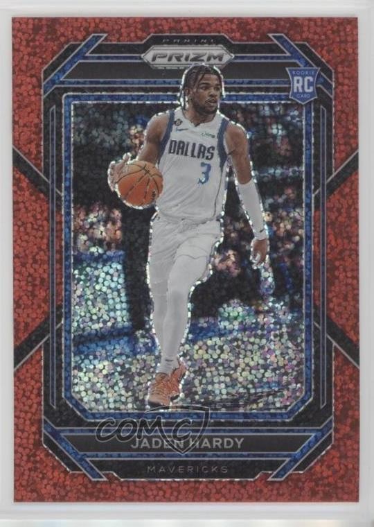 2022-23 Panini Prizm Red Sparkle Prizm Jaden Hardy #226 0f8