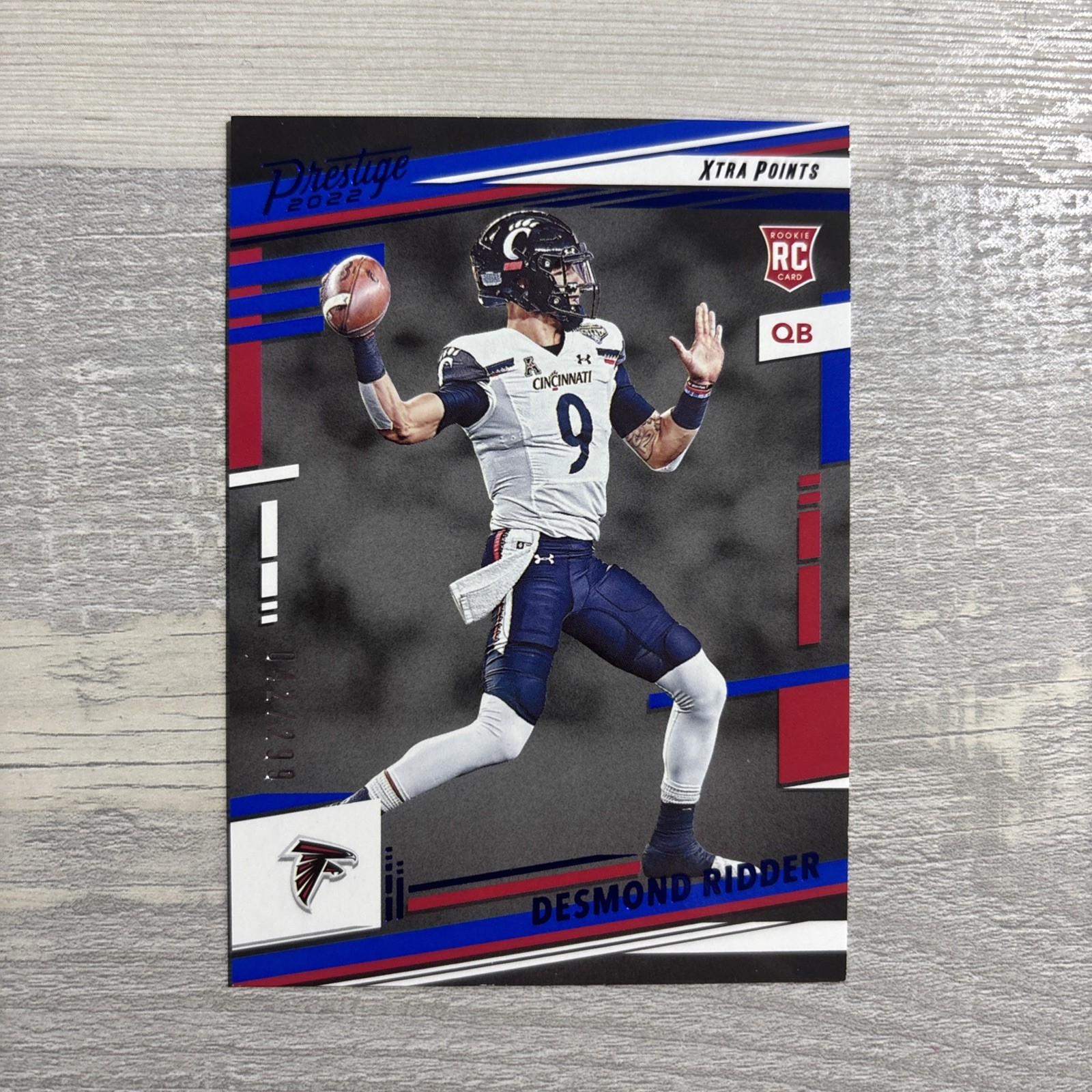 2022 Prestige Desmond Ridder #304 Rookie Blue Xtra Points /299 RC