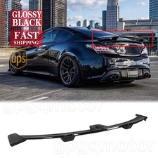 For Hyundai Genesis Coupe 2010-24 Gloss Black Rear Trunk Spoiler Racing Gt Wing