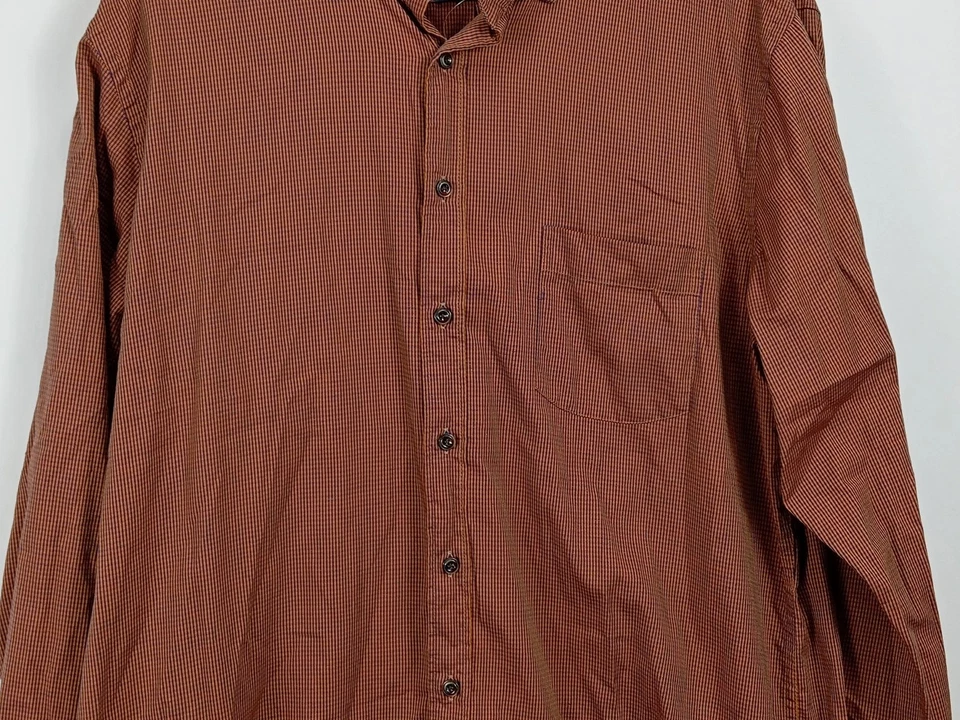 OLYMP Chemise Habillée Homme Marron Carreaux Manches Longues (EU 52, INT XL) - Photo 2/4