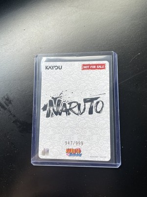 kayouページ Haku NRZ06-SSR-134L3 Naruto Kayou Card | eBay