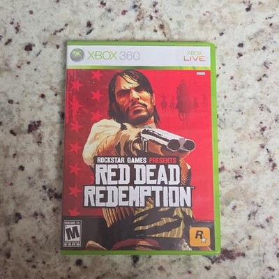Red Dead Redemption (Microsoft Xbox 360, 2010) Complete in box w/ map