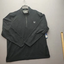 Huk Men's Black Quarter Zip Performance Pull Over XL NWT 