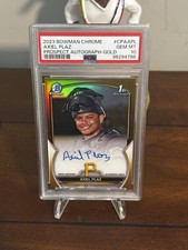 Axiel Plaz Bowman Chrome 2023 True Gold /50 Auto