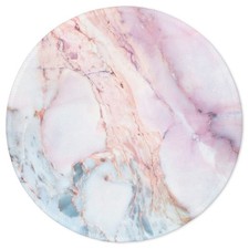 ITNRSIIET Marble Round Mouse Pad Pink Marble Customized Premium-Textured Wash...