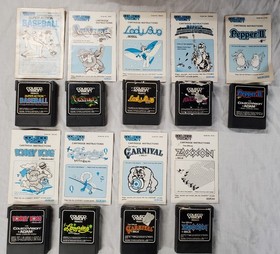 Colecovision Bundle Lot With 17 Games -Tested