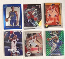 Moses Moody 6 Card Lot Including 5 ROOKIES! Golden State Warriors/Arkansas