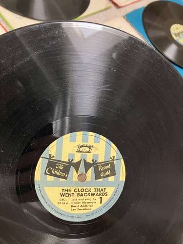 CRG Vinyl Record Childrens Vintage Lot 9 10” Untested Pls Read - Picture 6 of 10