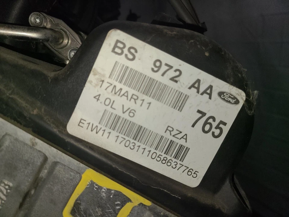 Used Engine Complete Assembly fits: 2011 Ford Ranger 4.0L VIN E 8th digit SOHC 6 Foto 4 de 4