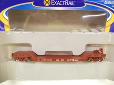 Exact Rail Ho 1755-3, Depressed Center Flat Car, Santa Fe 90154