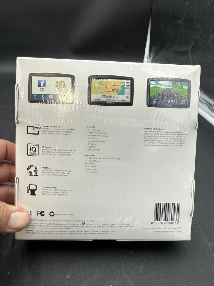 TomTom START 50 GPS 5" LCD Portable Navigation Set USA Maps NEW, Sealed - Image 4 of 4