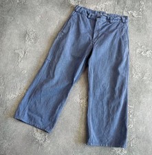 Vintage 80’s Sanfor French Work Baggy Men’s Denim Pants RARE Size 32 (48)