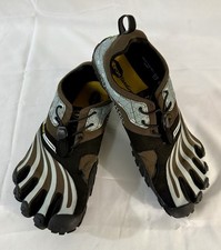 Vibram Fivefingers Shoes Womens EU 38 Olive Drab/Brown W4125 Spyridon Lace Up