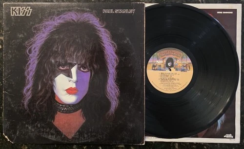 KISS PAUL STANLEY 1978 Casablanca NBLP-7123 Vinyl LP Vintage Record Inserts