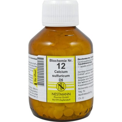 Biochemie 12 Calcium Sulfuricum d 6 Tabletten 400St - PZN 5955695