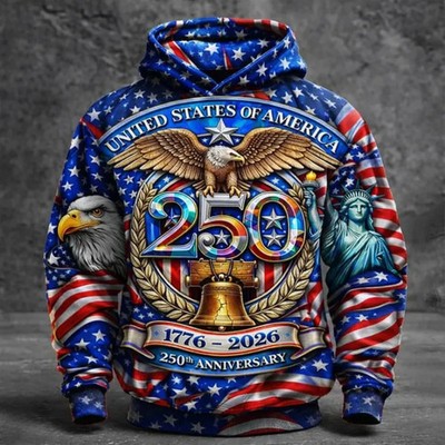 USA 250th Anniversary 3D Hoodie