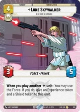 Luke Skywalker Hyperspace - LOF 513 NM - Star Wars Unlimited