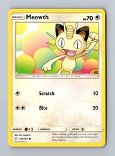 Meowth Team Up 125/181 MP Pokemon 2019