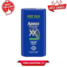 Twin Pack, Arrid XX Extra Dry Ultra Clear Aerosol Antiperspirant Deodorant, 6 Oz