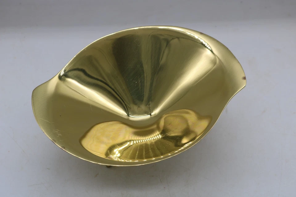 Vintage 1950's Gunter Kupetz for WMF Brass Bowl-Mid-Century Modern-Marked - Image 3 of 4