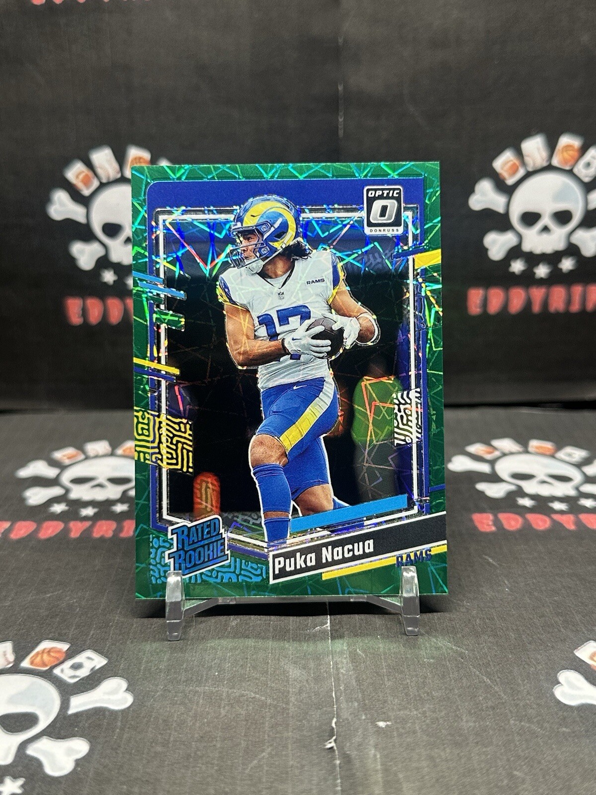 2023 Panini Donruss Optic - Rated Rookie Green Velocity Prizm #238 Puka Nacua...