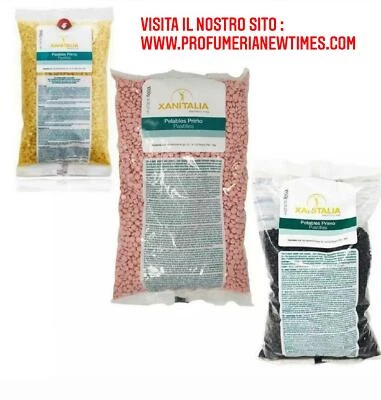 CERA DEPILATORIA BRASILIANA A CALDO SENZA STRISCE A PALLINE XANITALIA 1000G