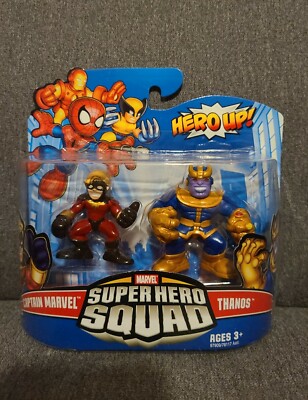 Marvel Super Hero Squad - CAPTAIN MARVEL & THANOS 2-Pack | eBay