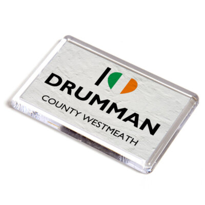 FRIDGE MAGNET - I Love Drumman, County Westmeath - Ireland